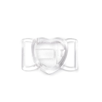 Plavkové zapínání srdce šíře 20 mm plastové (Varianta 3 černá, Balení 2 pár)