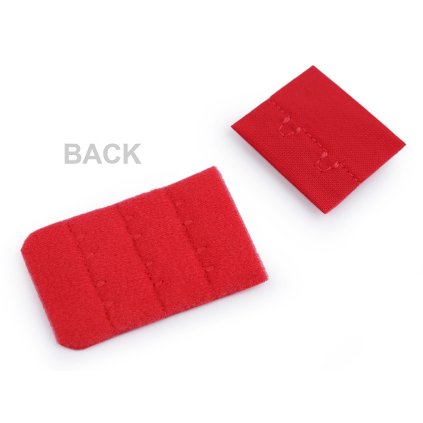 Zapínání na podprsenky, plyš šíře 32 mm dvouřadé (Varianta 5 černá, Balení 1 pár)