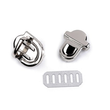 Sada zapínání na tašku 20x29 mm (Varianta 2 růžové zlato, Balení 2 sada)