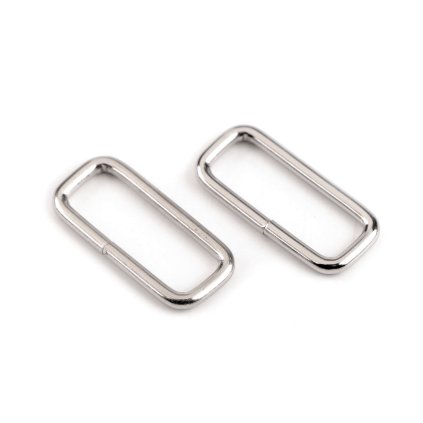 Průvlek / vsuvka šíře 25 mm (Varianta 1 (25x9 mm) nikl sv., Balení 20 ks)