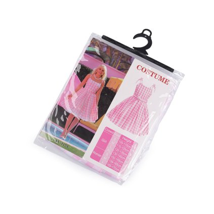 Karnevalový kostým Barbie - dívčí (Varianta 1 (vel. S) růžová sv., Balení 1 ks)