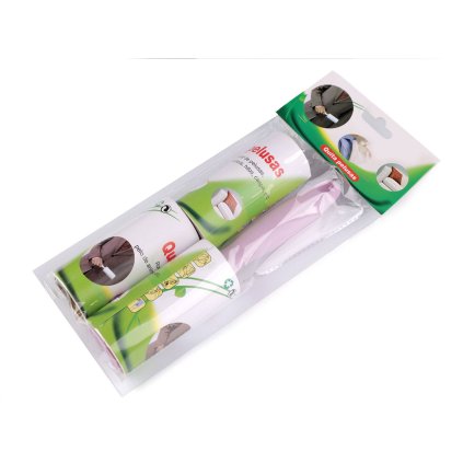 Čistící váleček na textil samolepicí + 2 náhradní náplně (Varianta 1 fialová sv., Balení 1 sada)