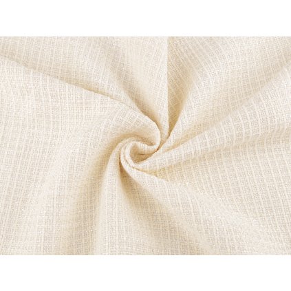 Kostýmovka s žinylkovým efektem a lesklou nitkou / tvíd (Varianta 2 béžová světlá, Balení 1 m)