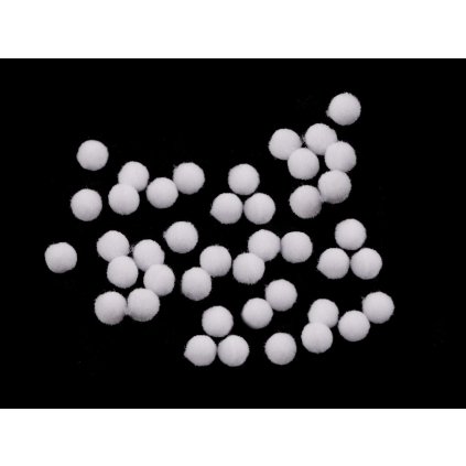 Bambulka mini Ø8 mm (Varianta 1 bílá, Balení 100 ks)
