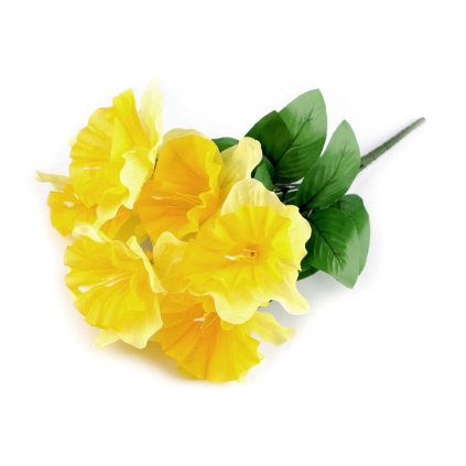Umělá kytice narcis (Varianta 1 žlutá světlá, Balení 1 ks)