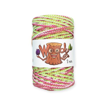 Woody příze 3 mm – Pivoňka (100m)