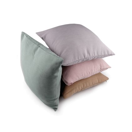 Povlak na polštář jednobarevný s jemným vzorem 45x45 cm (Varianta 2 béžová, Balení 2 ks)