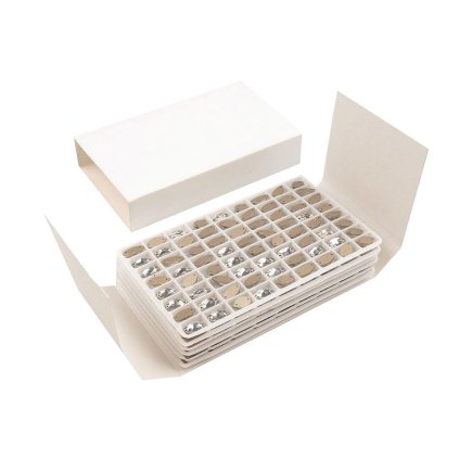 Broušené kamínky naveta našívací (Varianta 1 crystal, Balení 12 ks)