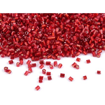 Rokajl sekaný 13/0 - 1,7 mm s průtahem (Varianta H635 (1,7 mm) stříbrná AB, Balení 30 g)