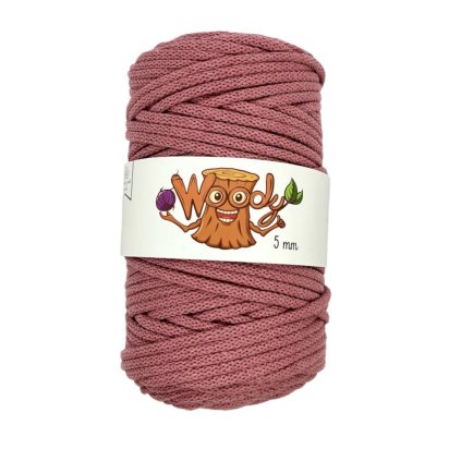 Woody 5 mm – Starorůžová (50m)