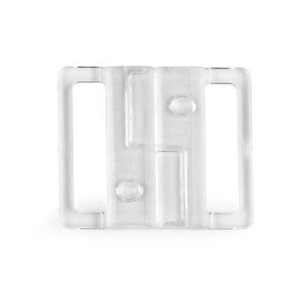 Plavkové zapínání šíře 25 mm plastové (Varianta transparent, Balení 10 pár)