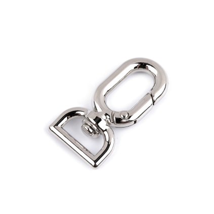 Kovová karabina otočná, průvlek 13 mm (Varianta 2 růžové zlato, Balení 1 ks)