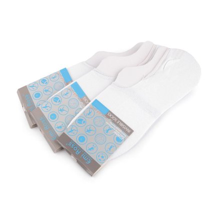 Bavlněné ponožky do tenisek Emi Ross unisex (Varianta 2 (vel.  39-42) mix, Balení 3 pár)
