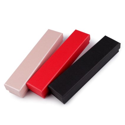 Krabička na šperky 4,5x21 cm (Varianta 2 červená třpytivé, Balení 1 ks)