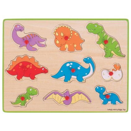 Vkládací puzzle dinosauři