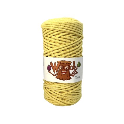Woody 3 mm - Žlutá