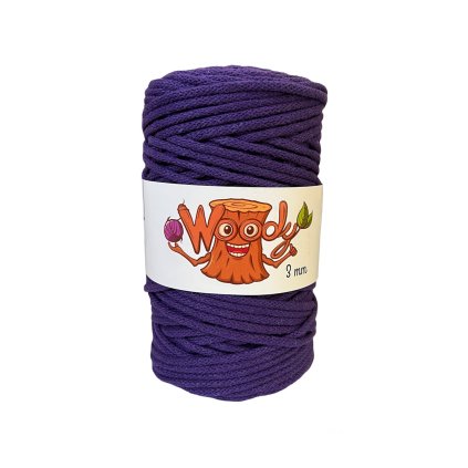Woody 3 mm – Fialová (100m)