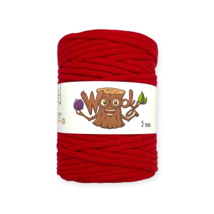 Woody 5 mm – Červená (100m)