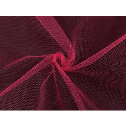 Tyl oděvní / dekorační šíře 300 cm, růžová malinová