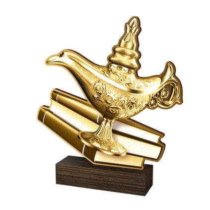Dřevěná plaketa WF247 | Quiz (Výška cm 13,5, Štítek na pohár 65x23)