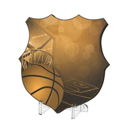 Plaketa WPPR002M12 | Basketball (Výška cm 10, Vložit text či logo na trofej 55kč)