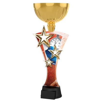 Akrylátová trofej ASTARCUPM08 | Atletika (Výška cm 32, Štítek na pohár 45x25)