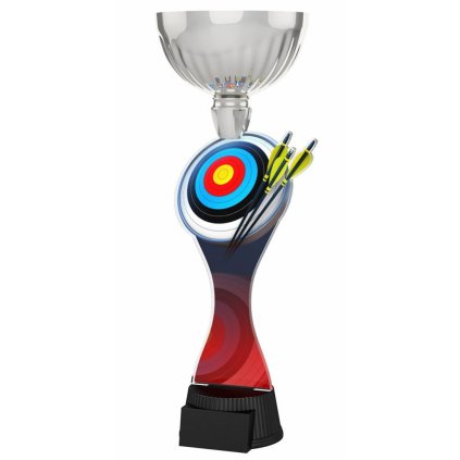 Akrylátová trofej ACUPCSM25 | Lukostřelba (Výška cm 28,5, Štítek na pohár 45x25, Vložit text či logo na trofej 55kč)
