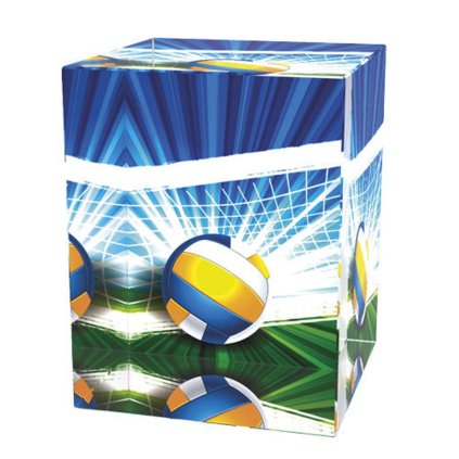 Skleněná trofej CR3065M14 | Volejbal (Výška cm 8, UV tisk sklo UV tisk sklo 90, Laserové gravírování Laserové gravírování 90)