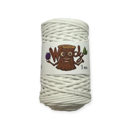 Woody 3 mm – Bílá (100m)