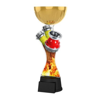 Akrylátová trofej ACUPCGMINIM11 | Hasiči (Výška cm 20,5, Štítek na pohár 40x16)
