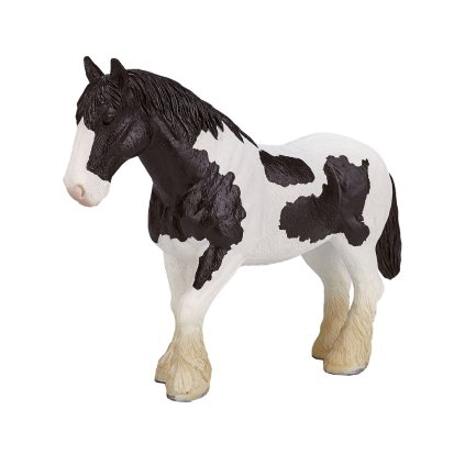 Clydesdale kůň černobílý