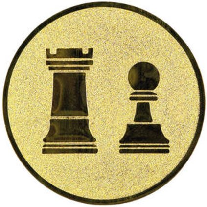 Emblém LTK083 | Šachy (Průměr cm 2,5)