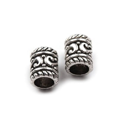 Kovová koncovka O4 mm, 6x9 mm, platina