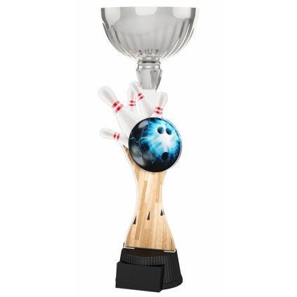 Akrylátová trofej ACUPCSM02 | Bowling (Výška cm 28,5, Štítek na pohár 45x25, Vložit text či logo na trofej 55kč)