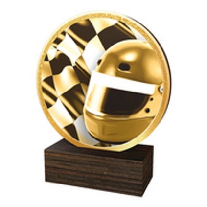 Dřevěná plaketa TFRW639 | Motorsport (Výška cm 9,5, Štítek na pohár 65x23)