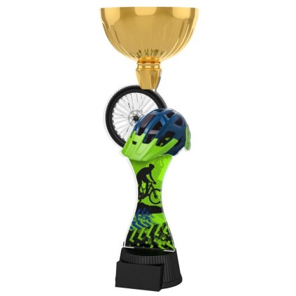 Akrylátová trofej ACUPCGM47 | Cyklistika (Výška cm 28,5, Štítek na pohár 45x25, Vložit text či logo na trofej 55kč)