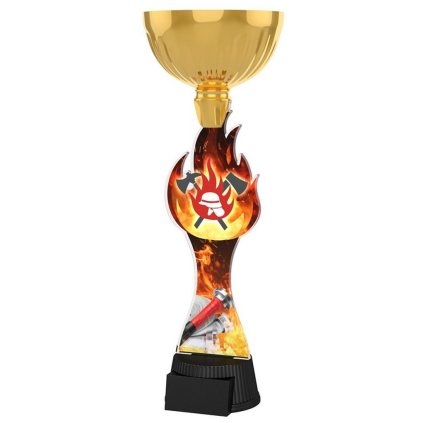 Akrylátová trofej ACUPCG01M91 | Hasiči (Výška cm 28,5, Štítek na pohár 45x25, Vložit text či logo na trofej 55kč)