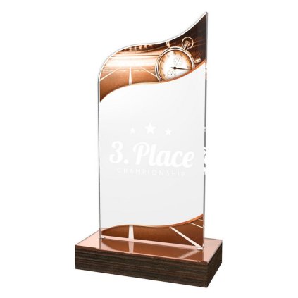 Akrylátová trofej WPLA520 | Atletika (Výška cm 19,5, Vložit text či logo na trofej 55kč)