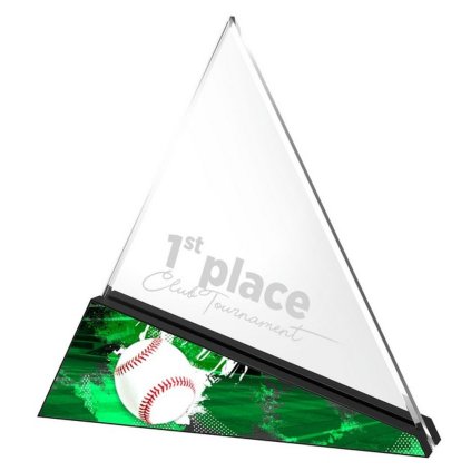 Akrylátová trofej APLA100M02 | Baseball (Výška cm 16, Štítek na pohár 48x16, Vložit text či logo na trofej 55kč)