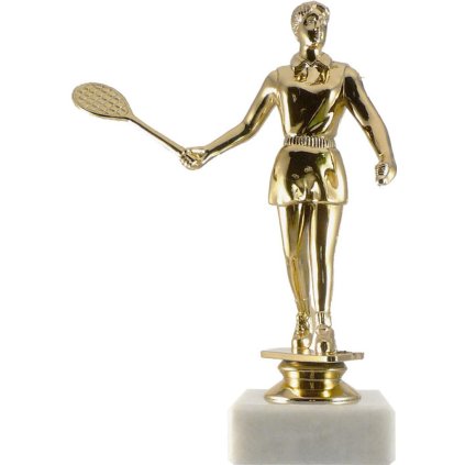 Figurka F0153 | Badminton (Štítek na pohár 48x16, Výška cm 15)