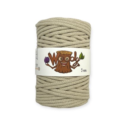 Woody 5 mm – Béžová (100m)