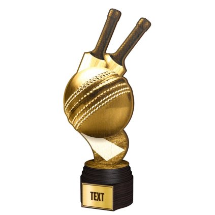 Dřevěná trofej ACTCWR103 | Cricket (Výška cm 24,5, Štítek na pohár 38x30 D)