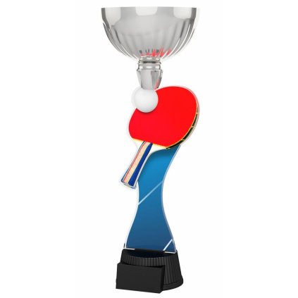 Akrylátová trofej ACUPCSM14 | Stolní tenis (Výška cm 28,5, Štítek na pohár 45x25, Vložit text či logo na trofej 55kč)