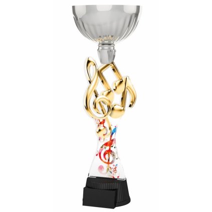 Akrylátová trofej ACUPCSM37 | Hudba (Výška cm 28,5, Štítek na pohár 45x25, Vložit text či logo na trofej 55kč)