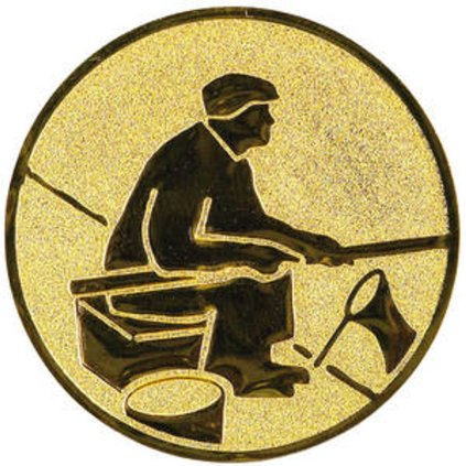 Emblém LTK059 | Rybaření (Průměr cm 2,5)