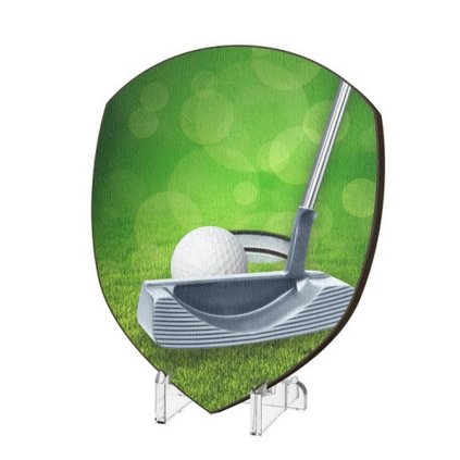 Plaketa WPP004M01 | Golf (Výška cm 10, Vložit text či logo na trofej 55kč)