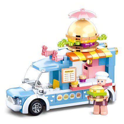 Girls Dream M38-B0993B Pojízdná prodejna hamburgerů