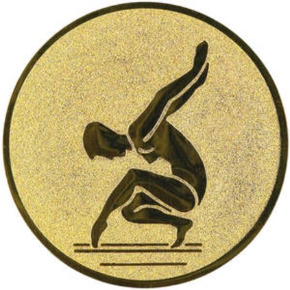 Emblém LTK044 | Gymnastika (Průměr cm 2,5)