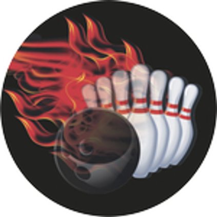 Emblém ES63 | Bowling (Průměr cm 2,5)