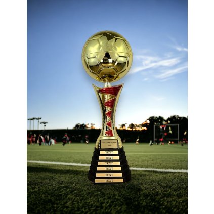 Pohár fotbal TLS2024/05 | Fotbal (Výška cm 51, Štítek na pohár 60x30, NF, 90x12, 85x12, 80x12 (4P), 75x12 (3P), 65x12 (1P), 70x12 (2P))